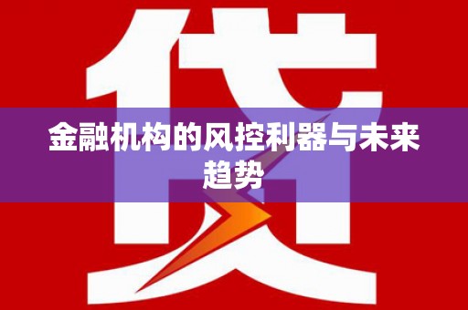 修文金融机构的风控利器与未来趋势