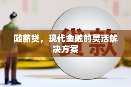 修文随薪贷，现代金融的灵活解决方案