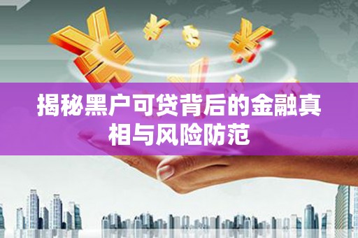 修文揭秘黑户可贷背后的金融真相与风险防范
