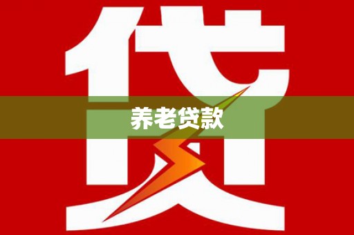 修文养老贷款