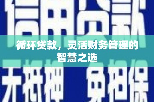 修文循环贷款，灵活财务管理的智慧之选