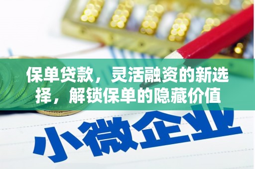 修文保单贷款，灵活融资的新选择，解锁保单的隐藏价值