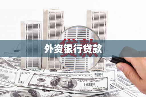 修文外资银行贷款