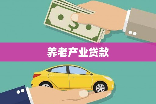修文养老产业贷款
