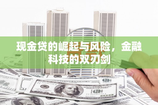 修文现金贷的崛起与风险，金融科技的双刃剑