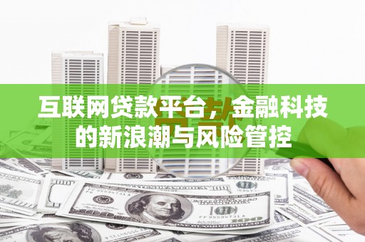 修文互联网贷款平台，金融科技的新浪潮与风险管控