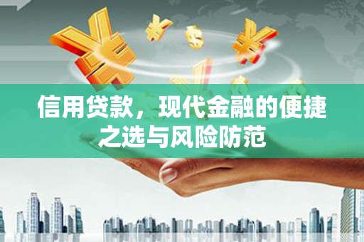 修文信用贷款，现代金融的便捷之选与风险防范
