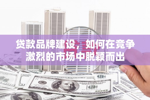 修文贷款品牌建设，如何在竞争激烈的市场中脱颖而出