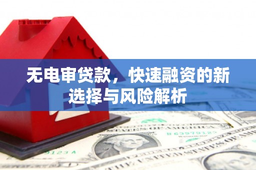 修文无电审贷款，快速融资的新选择与风险解析