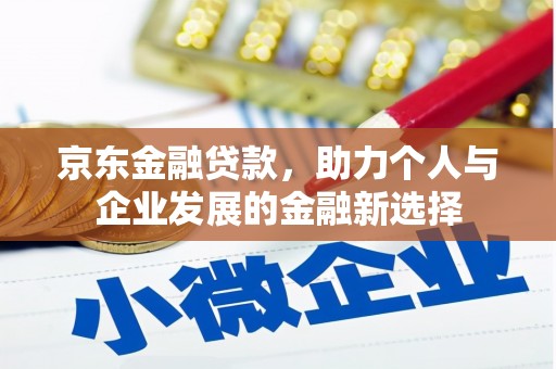 修文京东金融贷款，助力个人与企业发展的金融新选择
