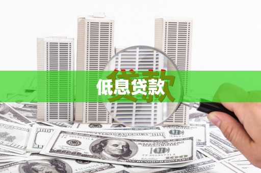 修文低息贷款