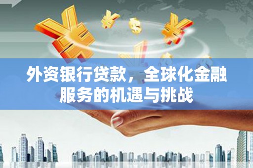 修文外资银行贷款，全球化金融服务的机遇与挑战