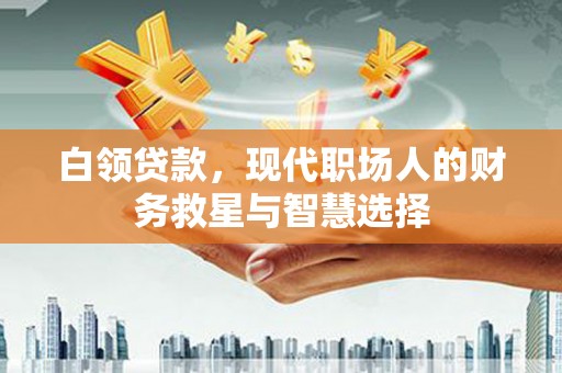 修文白领贷款，现代职场人的财务救星与智慧选择