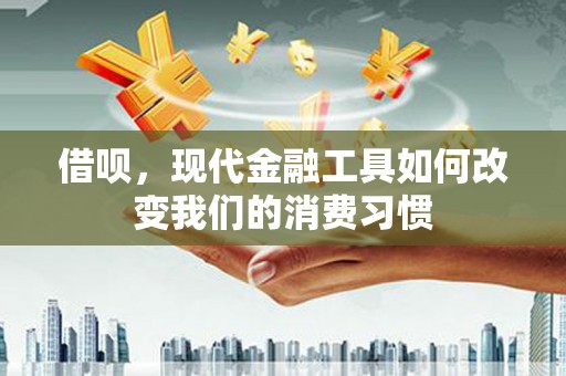 修文借呗，现代金融工具如何改变我们的消费习惯