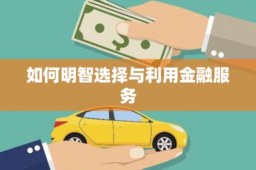 修文如何明智选择与利用金融服务