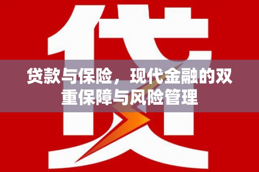修文贷款与保险，现代金融的双重保障与风险管理