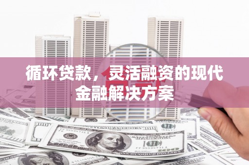 修文循环贷款，灵活融资的现代金融解决方案