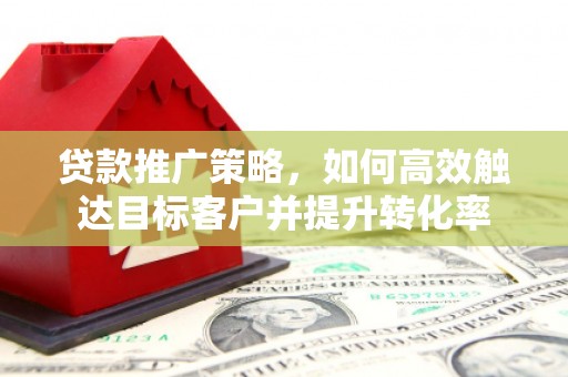 修文贷款推广策略，如何高效触达目标客户并提升转化率
