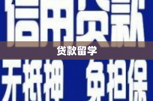 修文贷款留学