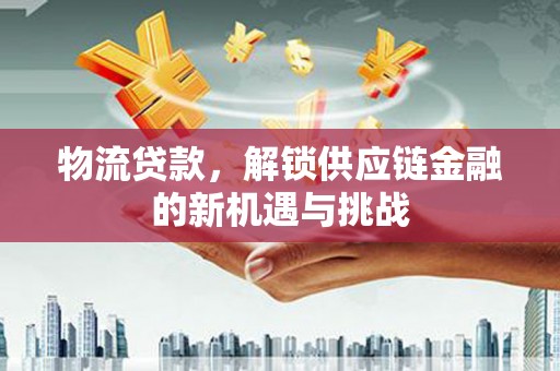 修文物流贷款，解锁供应链金融的新机遇与挑战