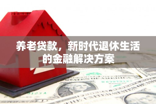 修文养老贷款，新时代退休生活的金融解决方案