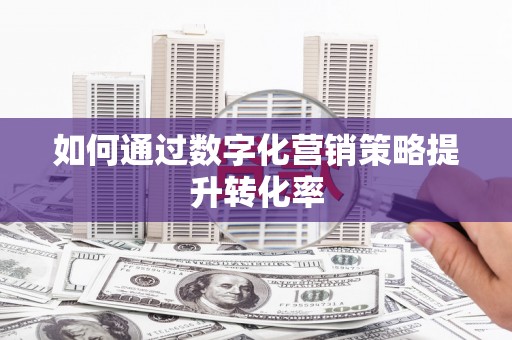 修文如何通过数字化营销策略提升转化率