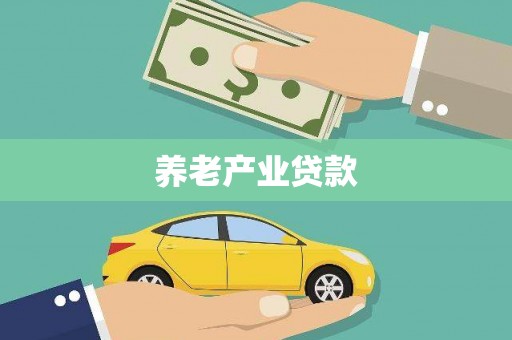 修文养老产业贷款