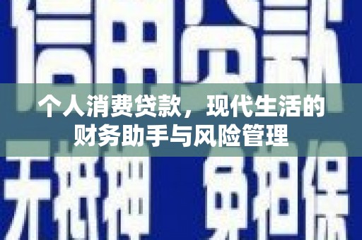 修文个人消费贷款，现代生活的财务助手与风险管理