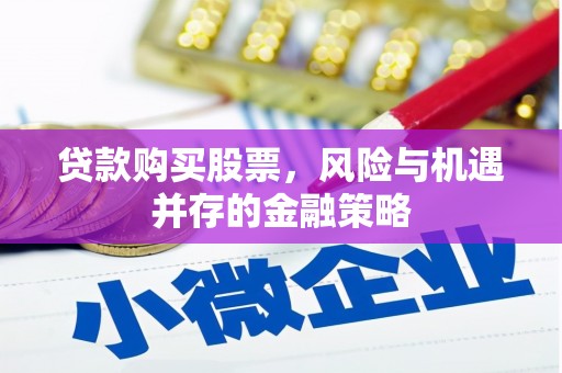 修文贷款购买股票，风险与机遇并存的金融策略