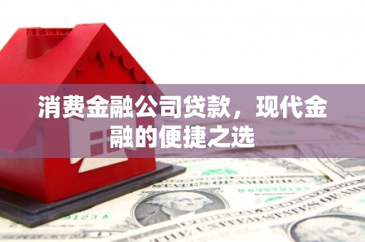 修文消费金融公司贷款，现代金融的便捷之选