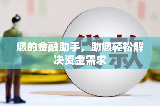 修文您的金融助手，助您轻松解决资金需求