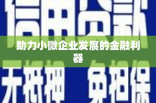 修文助力小微企业发展的金融利器