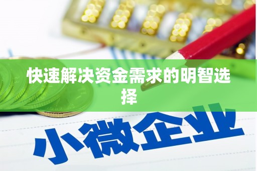 修文快速解决资金需求的明智选择