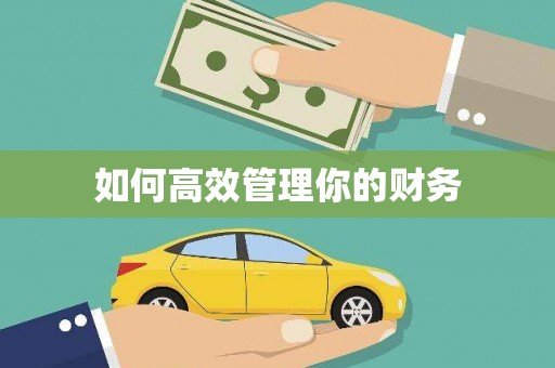 修文如何高效管理你的财务