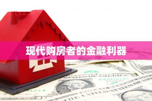 修文现代购房者的金融利器