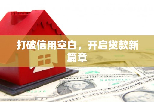 修文打破信用空白，开启贷款新篇章