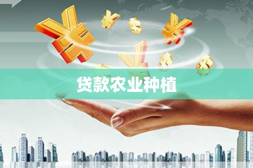 修文贷款农业种植