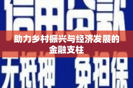 修文助力乡村振兴与经济发展的金融支柱